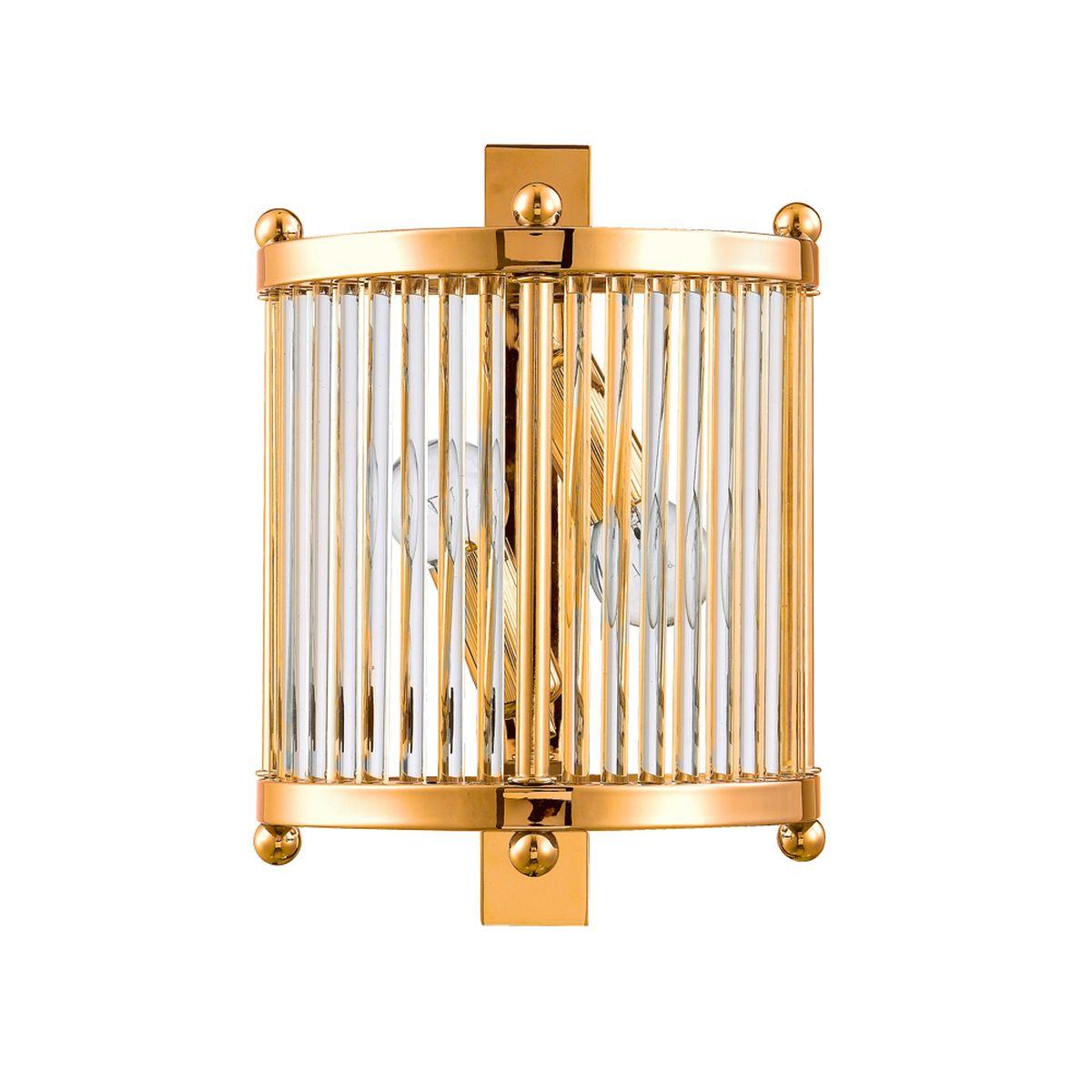Настенные светильник Светильник Tadeo AP2 Gold Transparente золото стекло