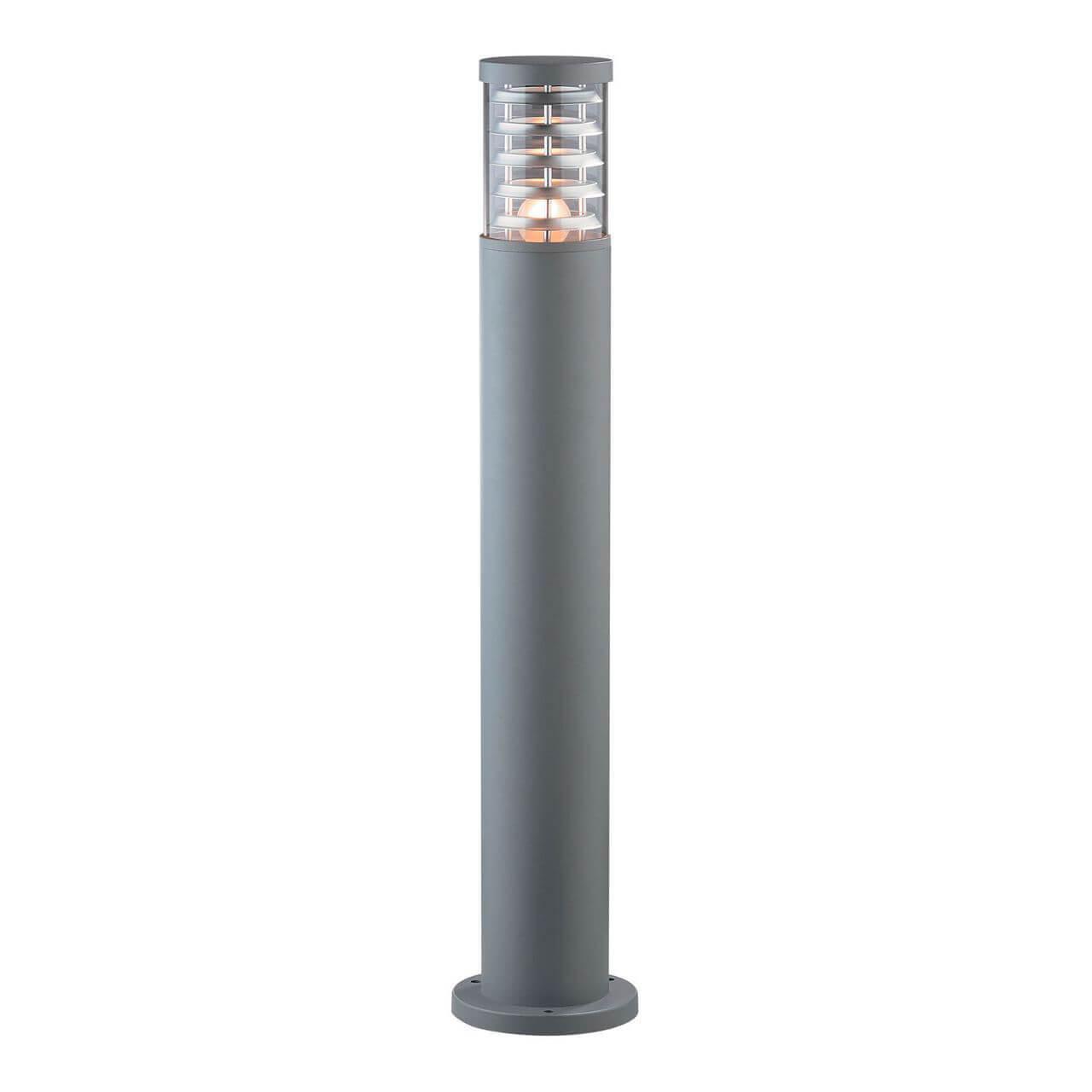Уличное освещение Уличный светильник Ideal Lux Tronco Pt1 H80 Grigio 026961 серебро металл
