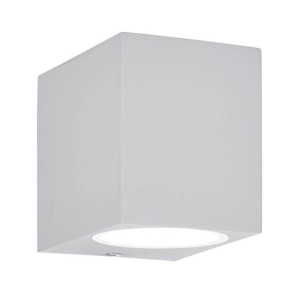Уличное освещение Уличный настенный светильник Ideal Lux Up AP1 Bianco 115290 белый стекло