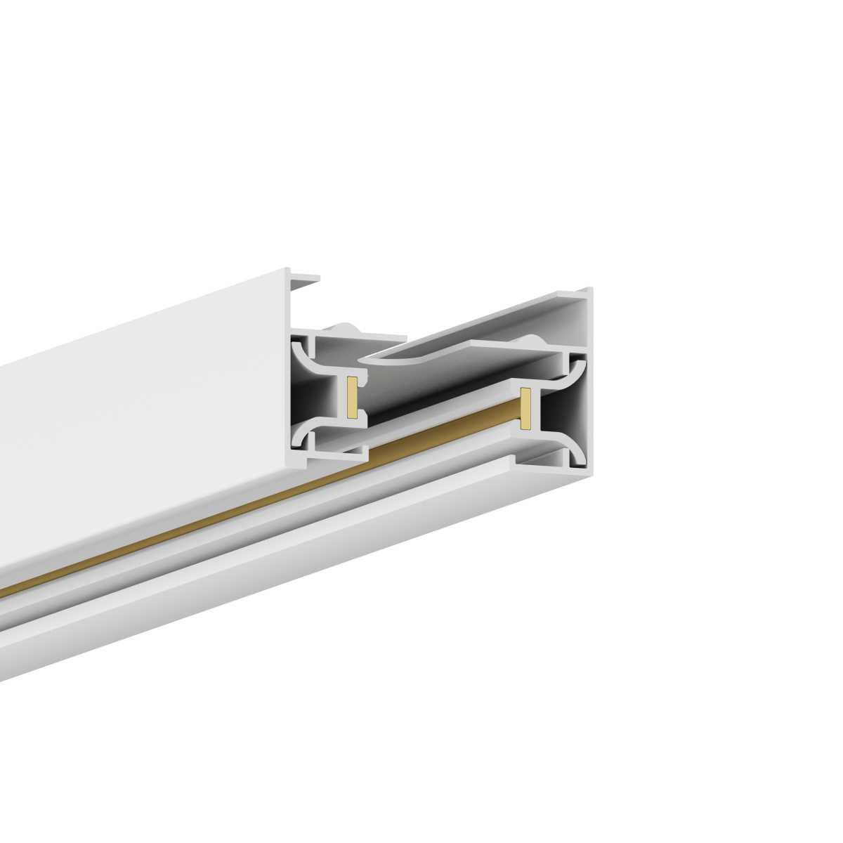 Трековые систем Шинопровод накладной Hesby Lighting Skylite Однофазный 220В-1м, белый HSBL_0026 белый металл