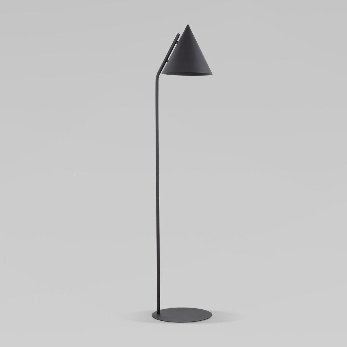 Торшеры с 1 плафоном Торшер TK Lighting черный пластик