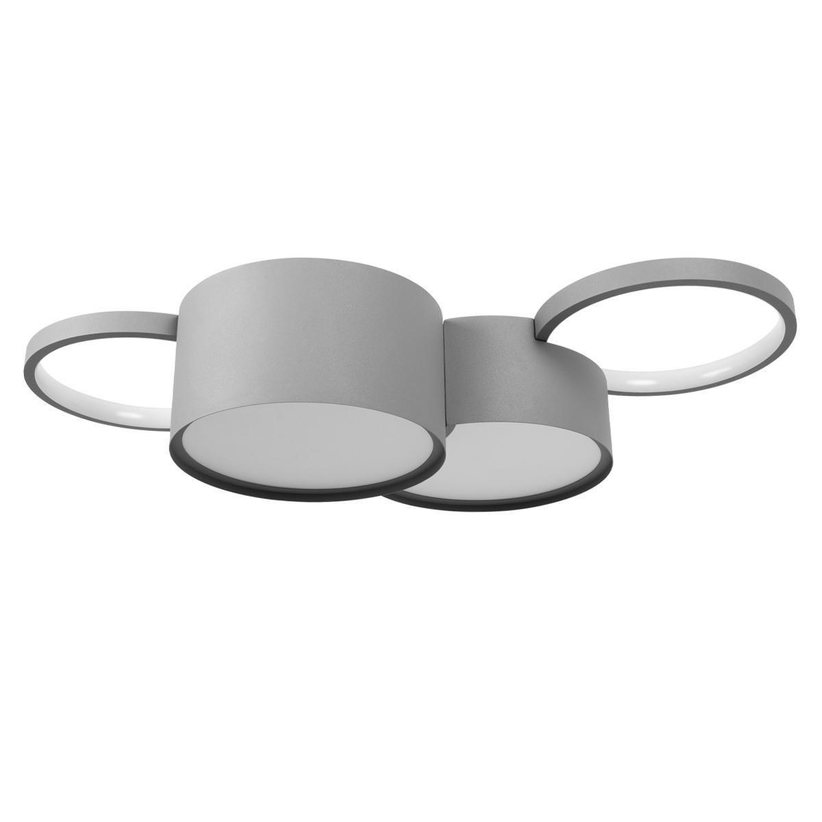 Потолочные светильник Светильник Pin 10317 4 Grey серый металл
