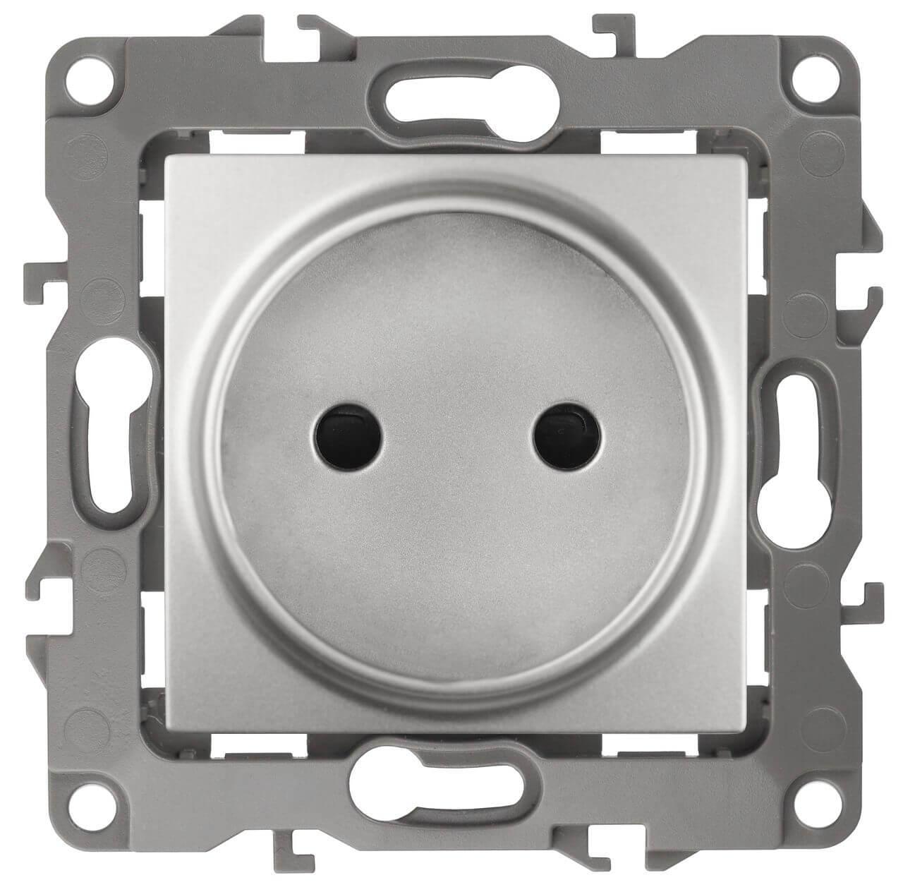 Электротовар Розетка ЭРА 12 2P 16A 250V 12-2105-03 Б0018256 серый пластик