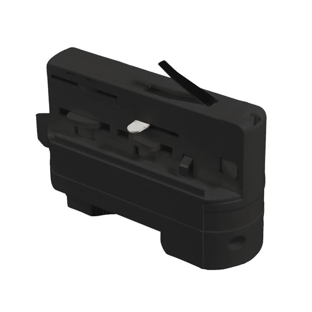 Трековые систем Адаптер для шинопровода Ideal Lux Link Track Connector Bk On-Off 194301 черный пластик