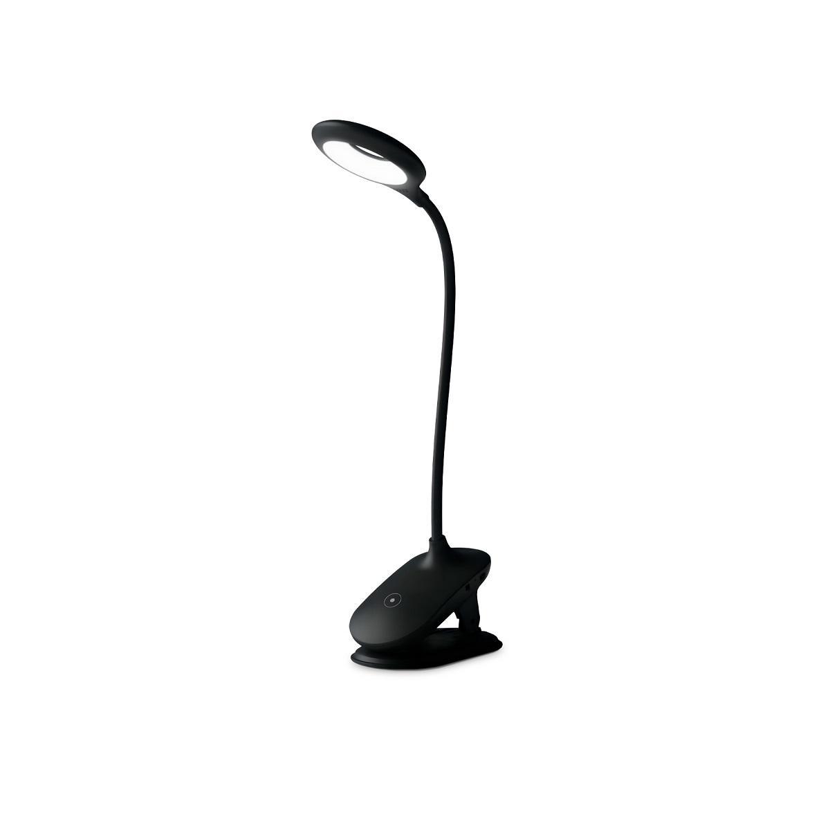 Настольные ламп Светодиодная настольная лампа Ambrella light Desk черный пластик