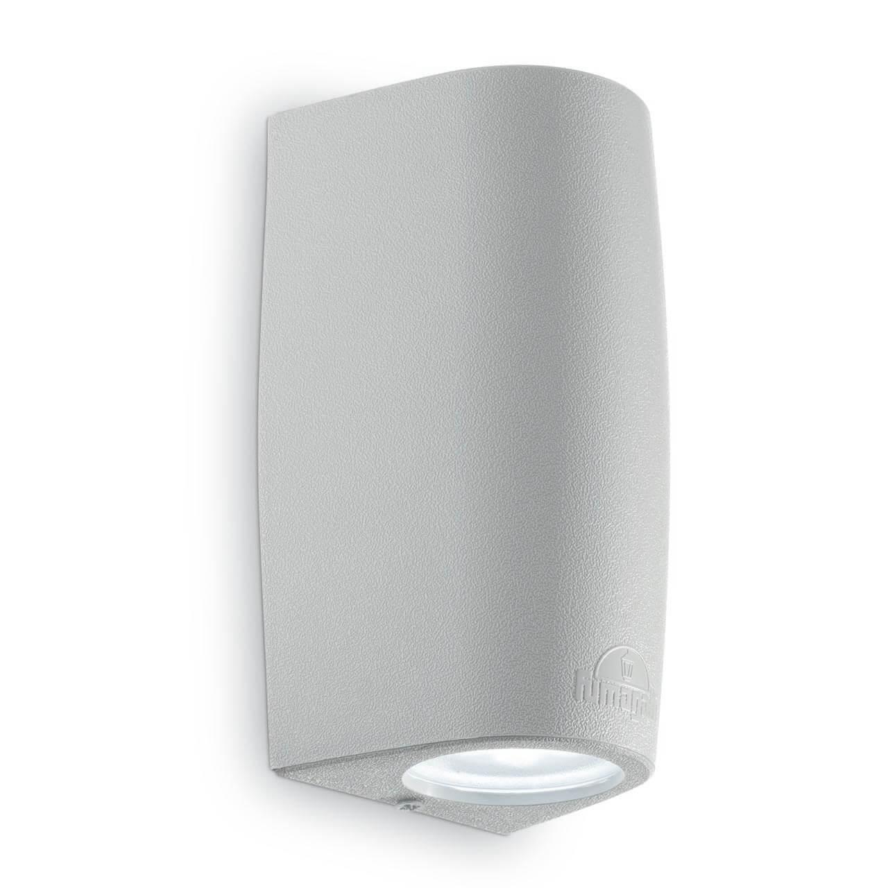 Уличное освещение Уличный настенный светильник Ideal Lux Keope Ap2 Grigio 147796 серый пластик