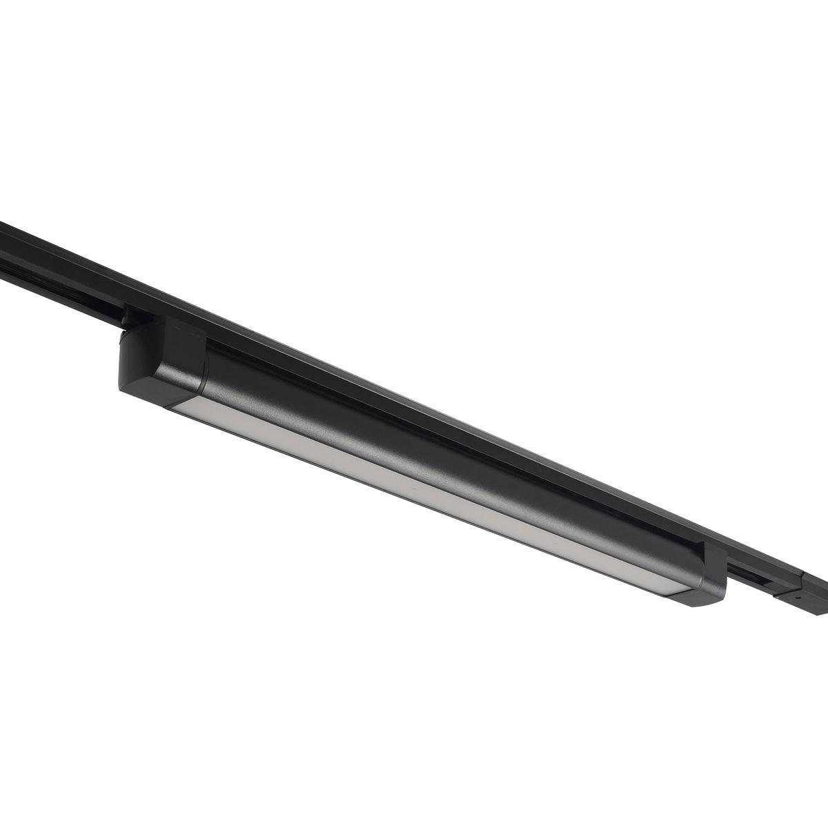 Трековые светильник Трековый светильник однофазный Crystal Lux CLT 0.31 010 BL M черный металл