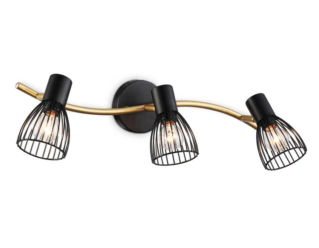Споты с 1 плафоном Настенно-потолочный спот Ambrella light TRADITIONAL черный металл
