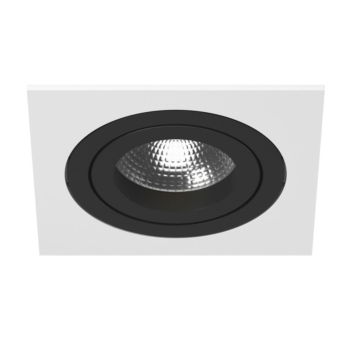 Светильник Комплект из светильника и рамки Lightstar Intero 16 (217516+217607) черный металл