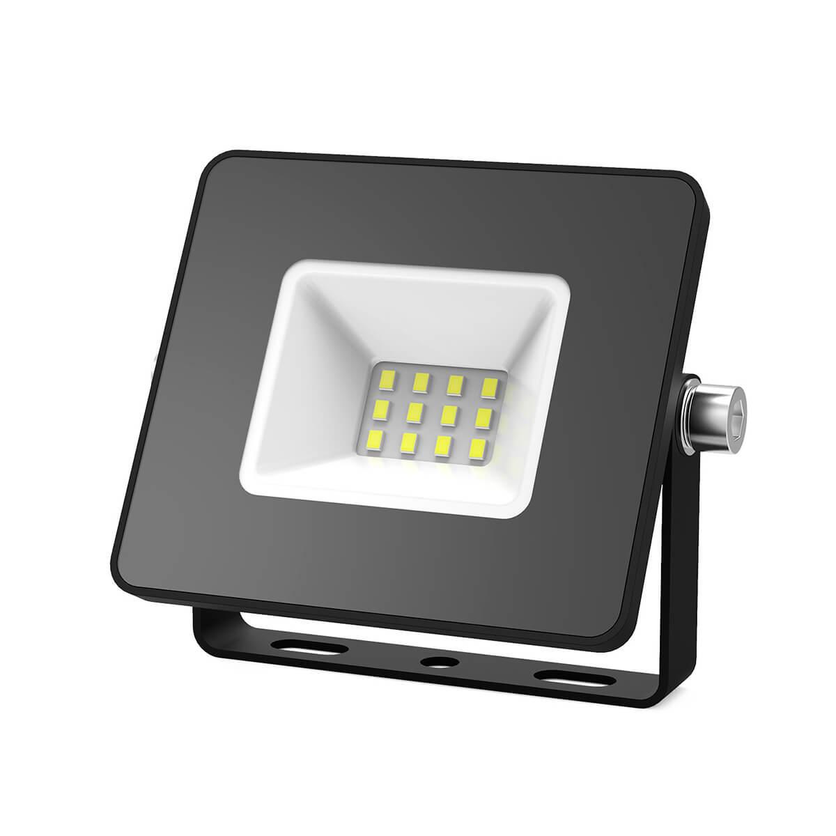 Уличное освещение Прожектор светодиодный Gauss Elementary Промо 10W 6500К 613100310P черный стекло