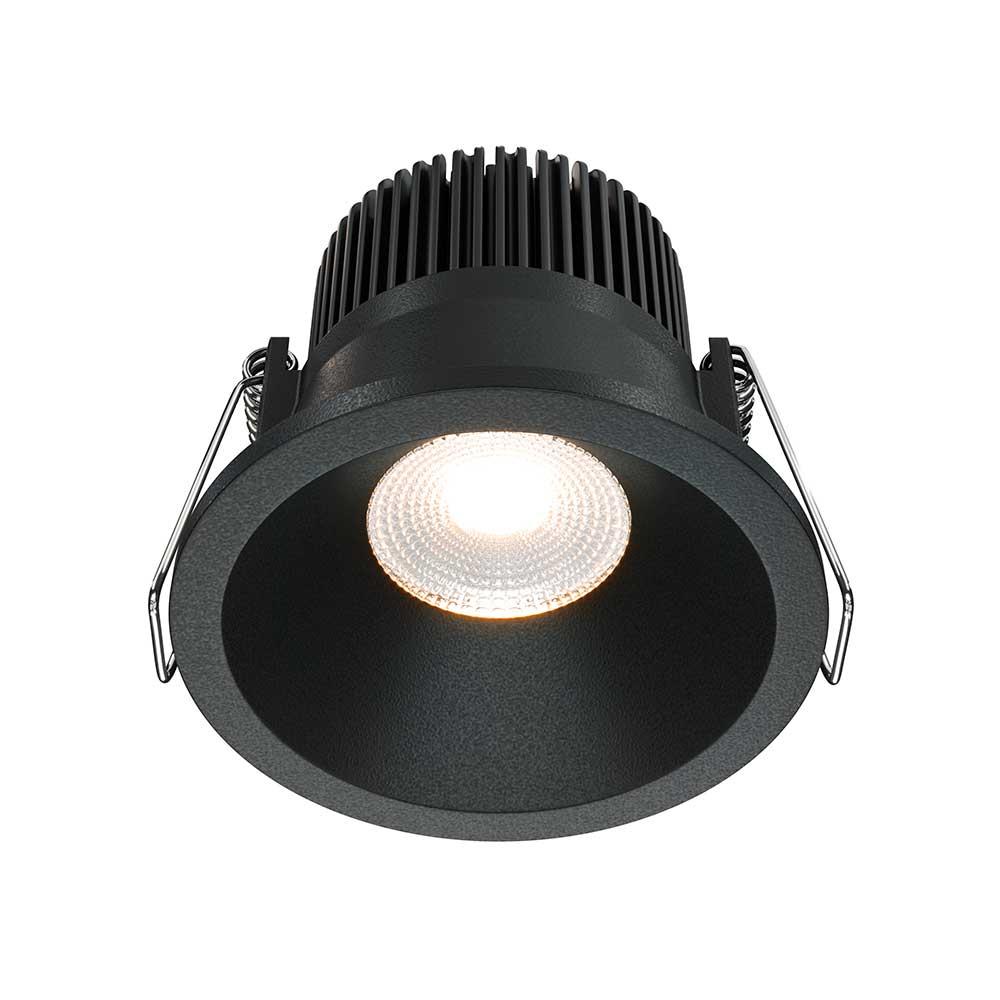 Офисное освещение Встраиваемый светодиодный светильник Maytoni Technical Zoom DL034-01-06W3K-B черный металл