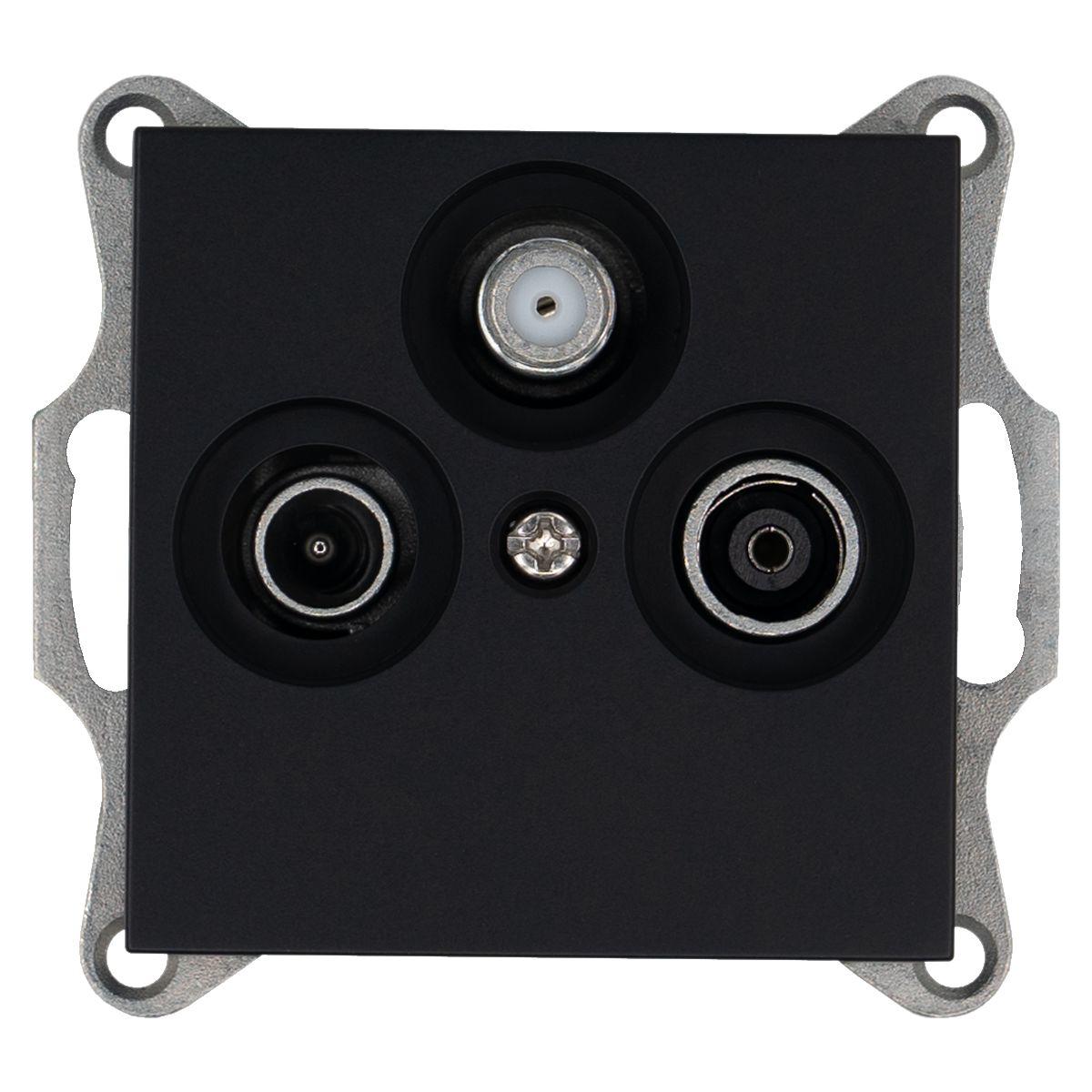 Электротовар Розетка TV+FM Jasmart G6206PB