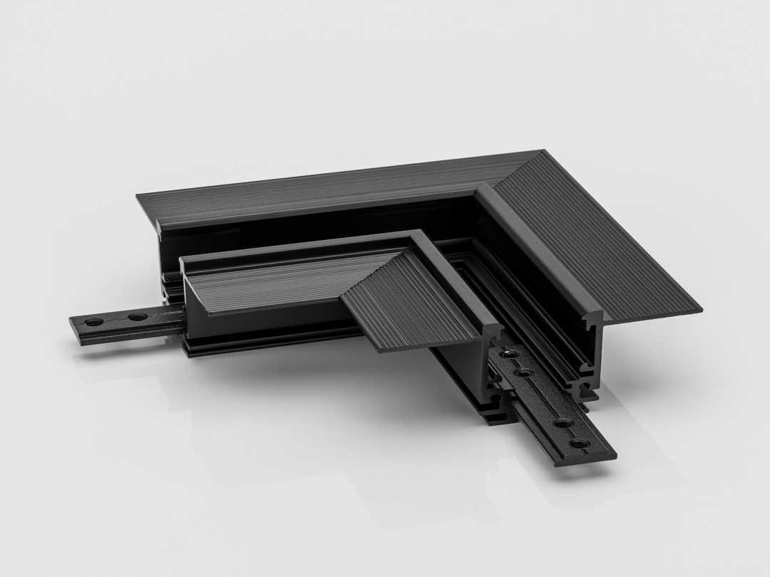 Трековые систем Коннектор LUMKER SY-LINK-CNLV-T2S-BL 013602 черный металл
