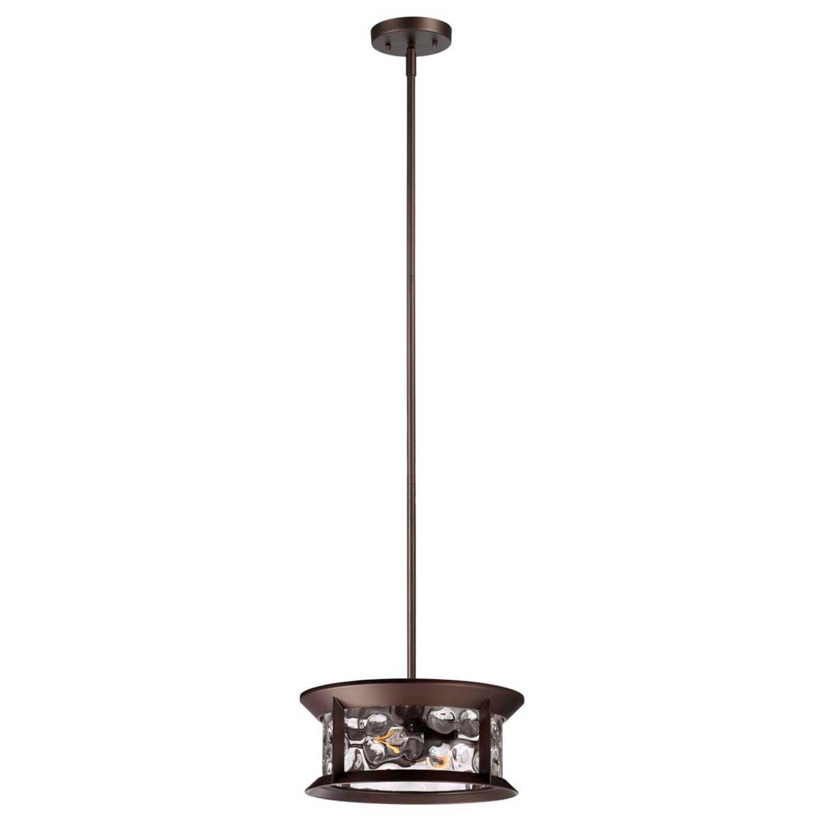 Уличное освещение Уличный подвесной светильник Odeon Light Nature Mavret 4961 / 2 коричневый стекло