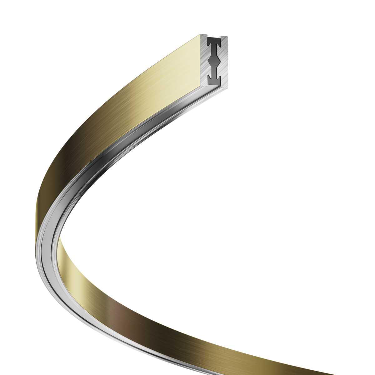 Трековые систем Шинопровод круглый из полукругов 1800мм Maytoni Technical FLARITY Busbar trunkings… латунь металл