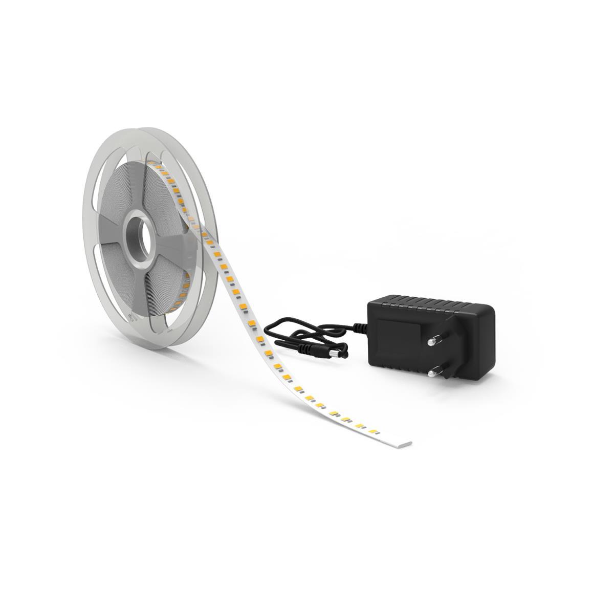 Светодиодные лент Светодиодная лента Gauss m 120LED m 2835SMD теплый белый 5M белый пластик