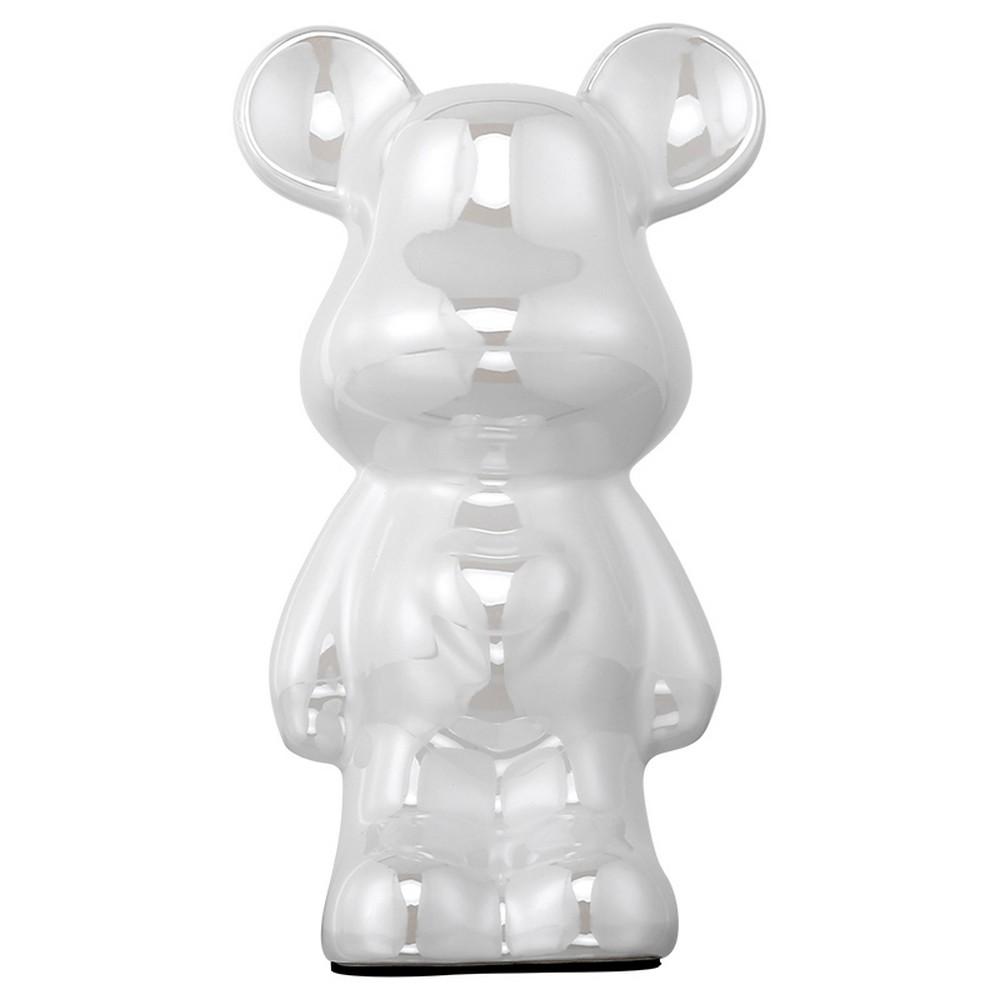 Предметы интерьера Фигурка декоративная Aployt Bear APL.400.00.03 белый керамика