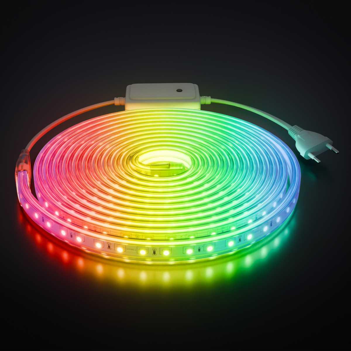 Светодиодные лент Комплект светодиодной влагозащищенной ленты Apeyron m 60LED m 5050SMD белый