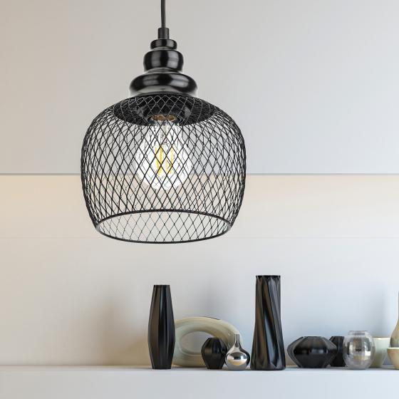 Подвесные светильник Светильник Loft PL8 BK черный металл