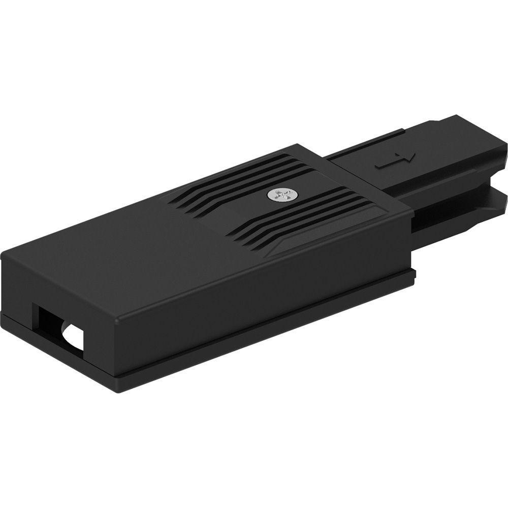 Трековые систем Коннектор прямой для CAB1005 Feron LD1012 41987 черный пластик