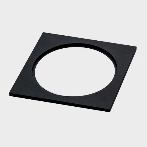 Комплектующие для освещения Рамка Italline IT08-8037 black черный металл