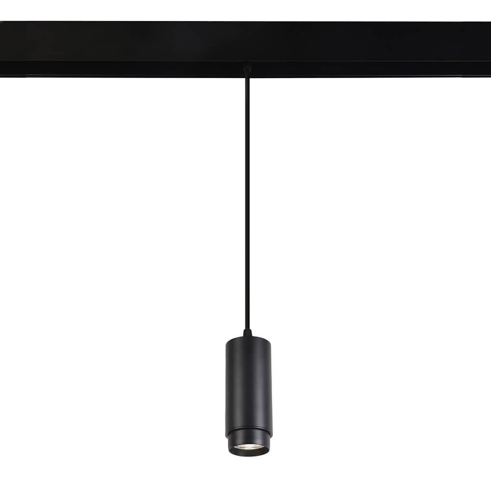 Трековые светильник Трековый светодиодный светильник Crystal Lux Space CLT 0.33 016 BL черный пластик