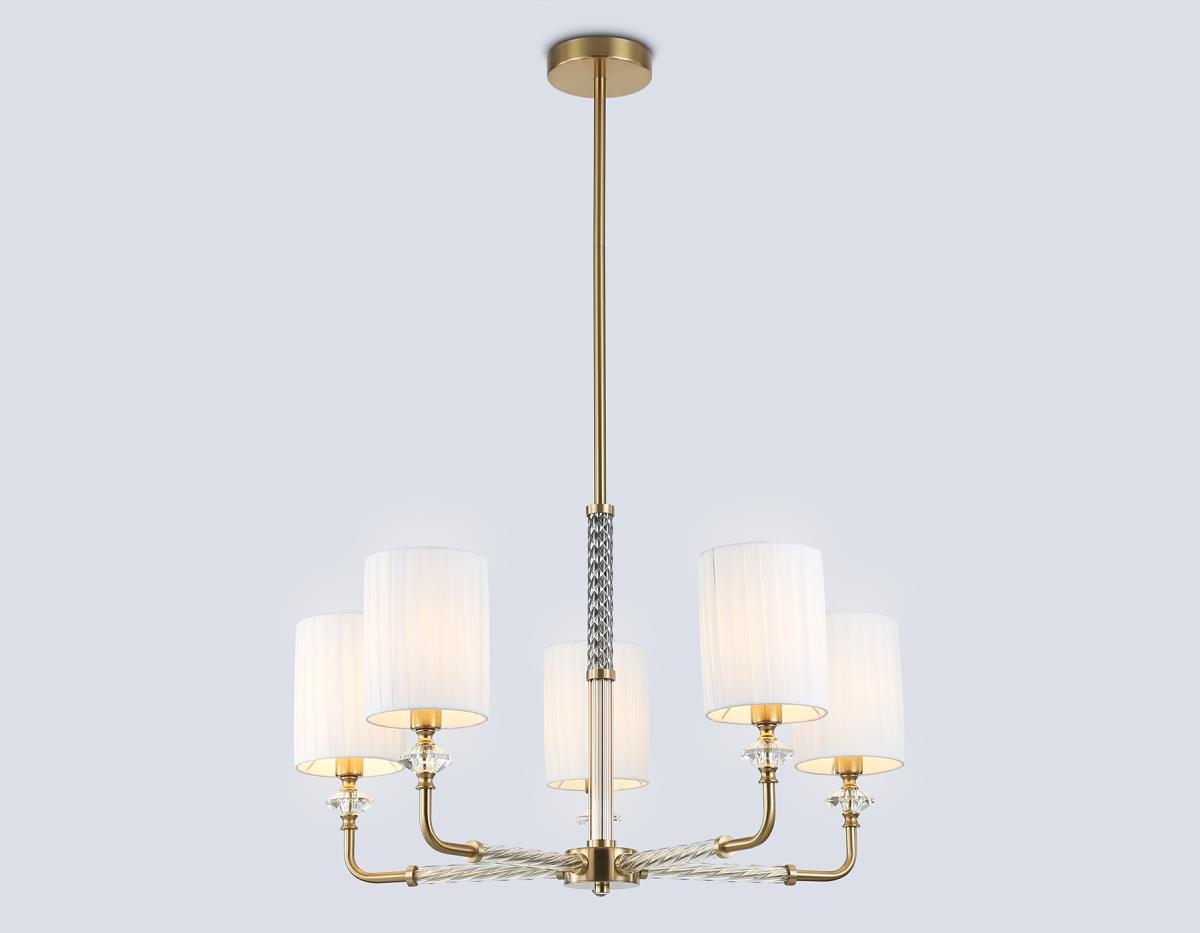 Люстры на штанге Люстра на штанге Ambrella light High light белый металл