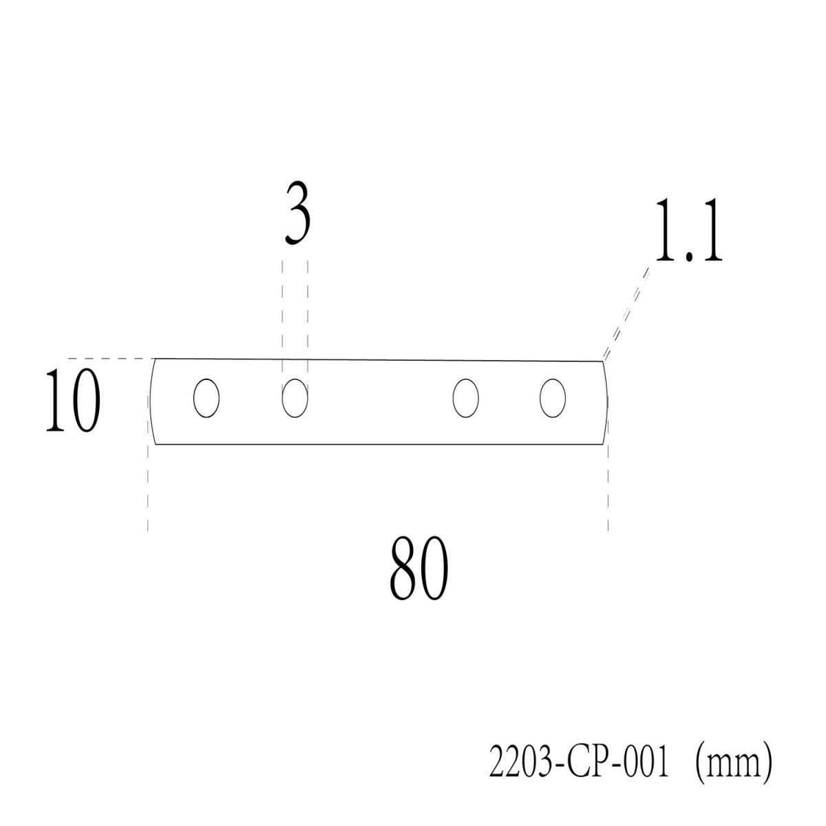 Трековые систем Коннектор Favourite Practica 2203-CP-001 металл