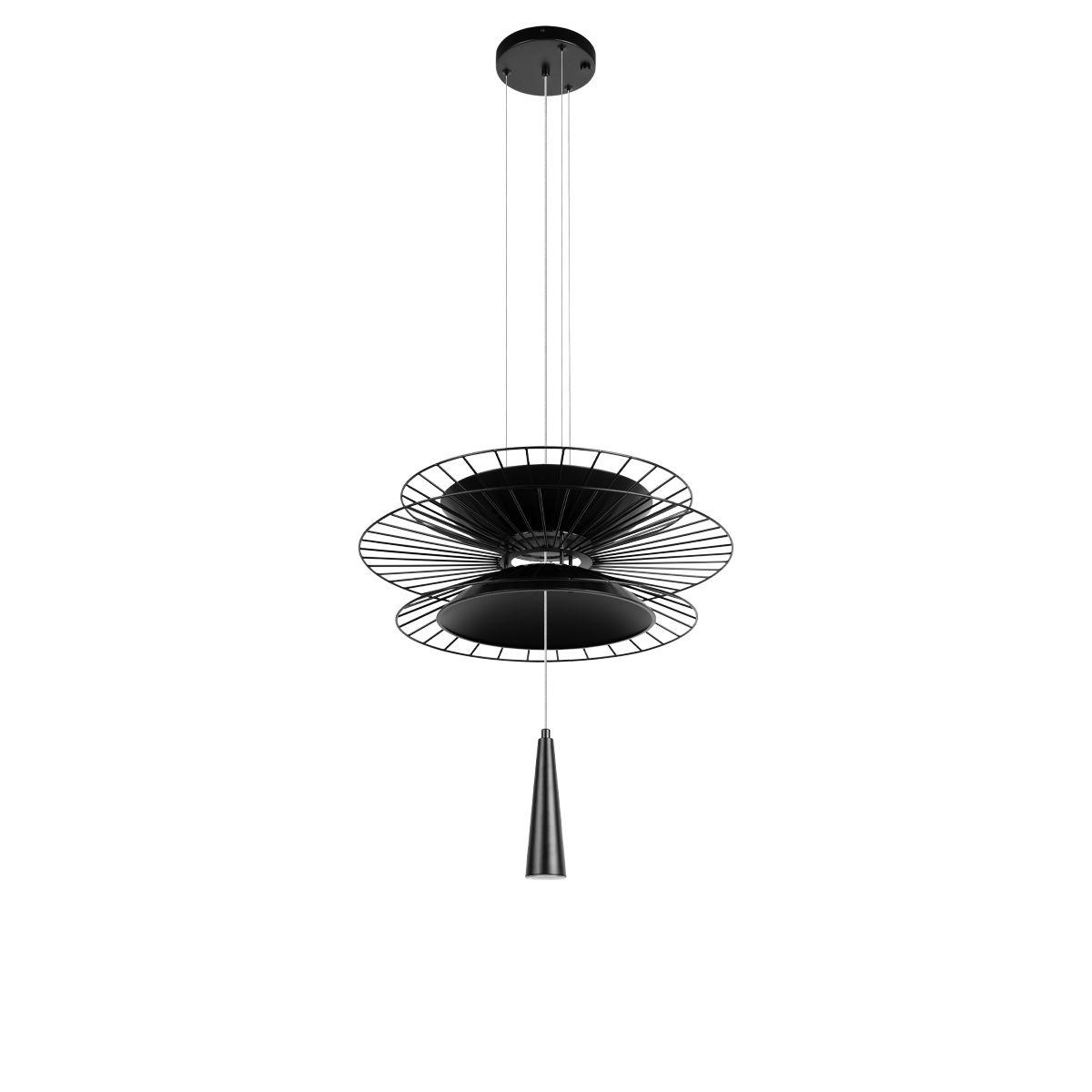 Подвесные светильник Светильник Star 10141B 400 Black черный металл