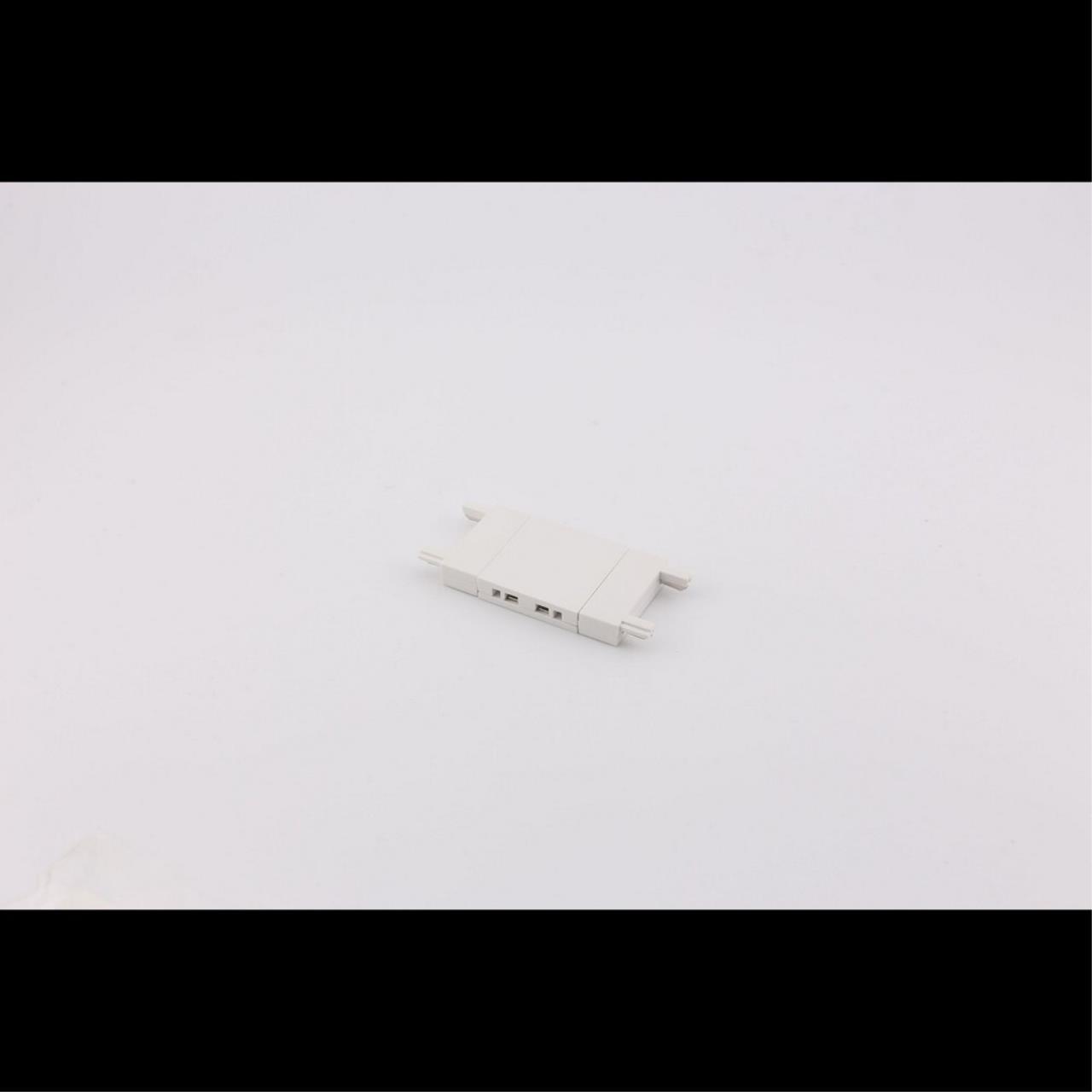 Трековые систем Коннектор питания прямой Aployt Magnetic track 48 APL.0181.10.03 белый металл