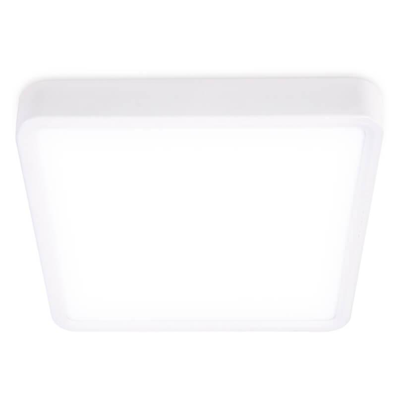 Офисное освещение Встраиваемый светодиодный светильник Ambrella light Led Downlight DLR374 белый пластик