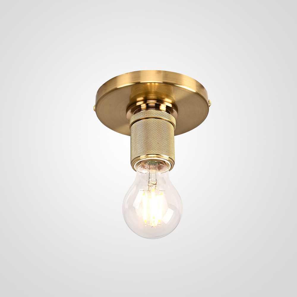 Потолочные светильник Светильник RH Utilitaire Socket Flushmount латунь металл