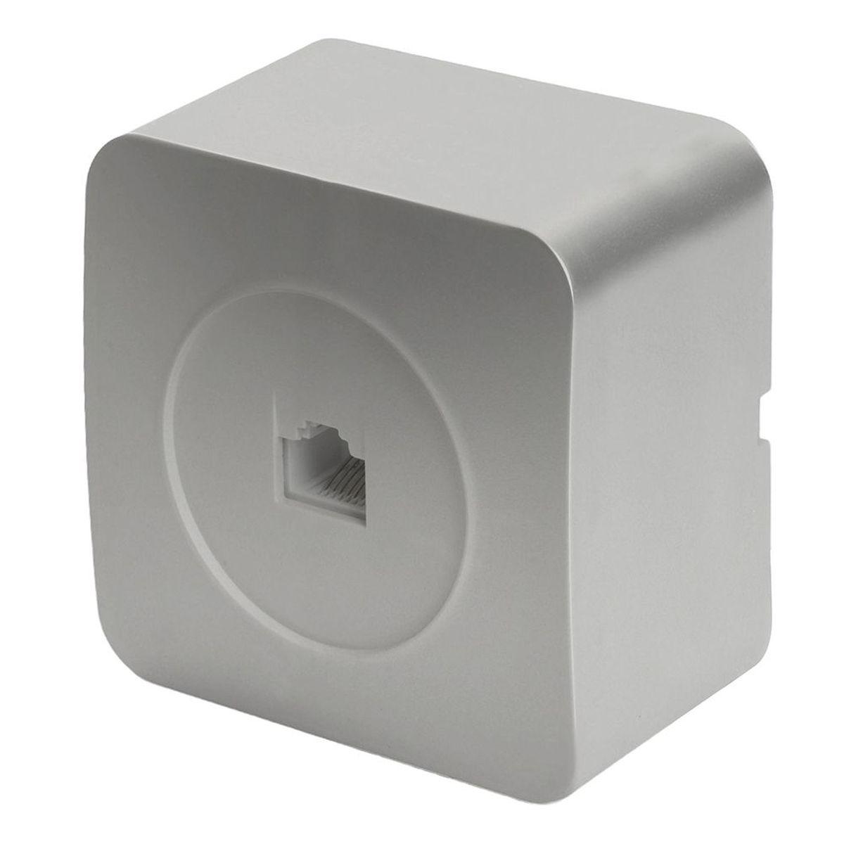 Электротовар Розетка компьютерная RJ-45 Stekker София серебро MST00-20-03 49324 серебро пластик
