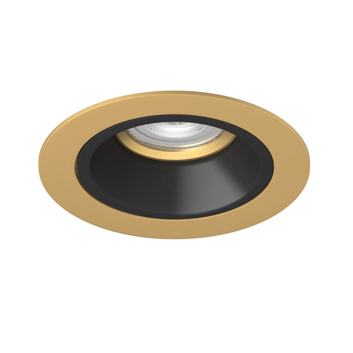 Светильник Комплект со светильником Lightstar Domino Round (214613+214607+214003) золото пластик