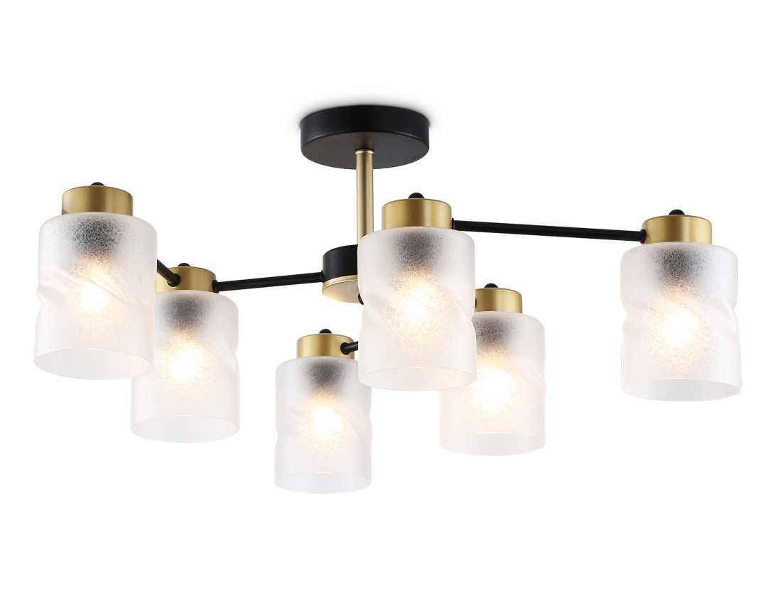 Люстры на штанге Люстра на штанге Ambrella light TRADITIONAL белый металл