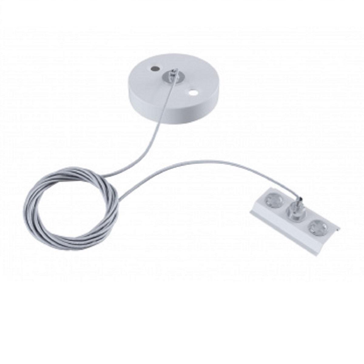 Трековые систем Подвес для однофазного шинопровода ЭРА TR-1PA-SW-WH белый Б0054479 белый пластик