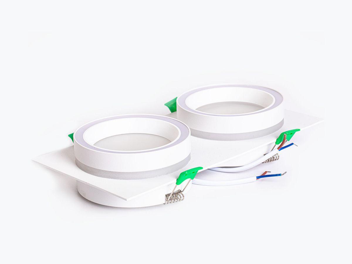 Светильник Встраиваемый светильник LEDS POWER -D, серия SPOT белый металл