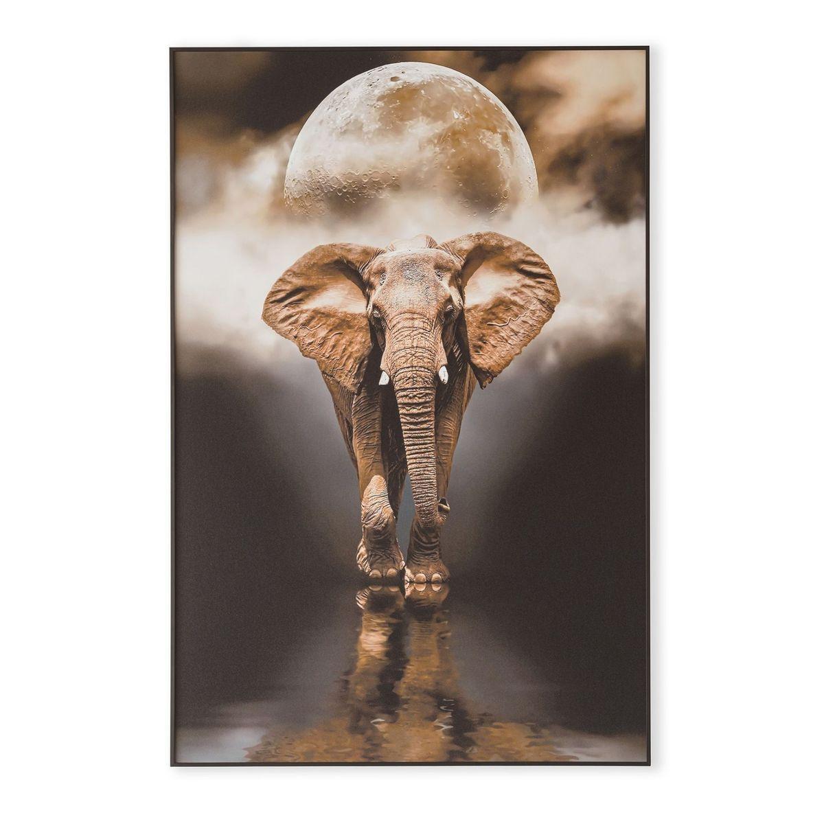 Предметы интерьера Картина Lumina Deco FP Elephant 80-120 коричневый мдф / лдсп