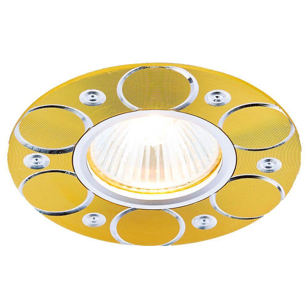 Светильник Встраиваемый светильник Ambrella light Classic A808 AL G золото металл