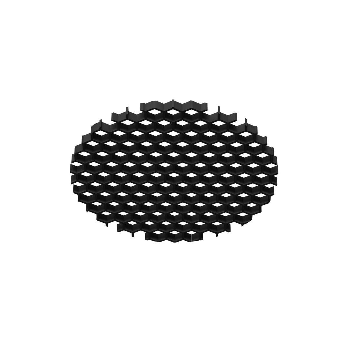 Электротовар Антибликовый фильтр для светильников Maytoni Technical Dip HoneyComb001-D41.5 черный металл