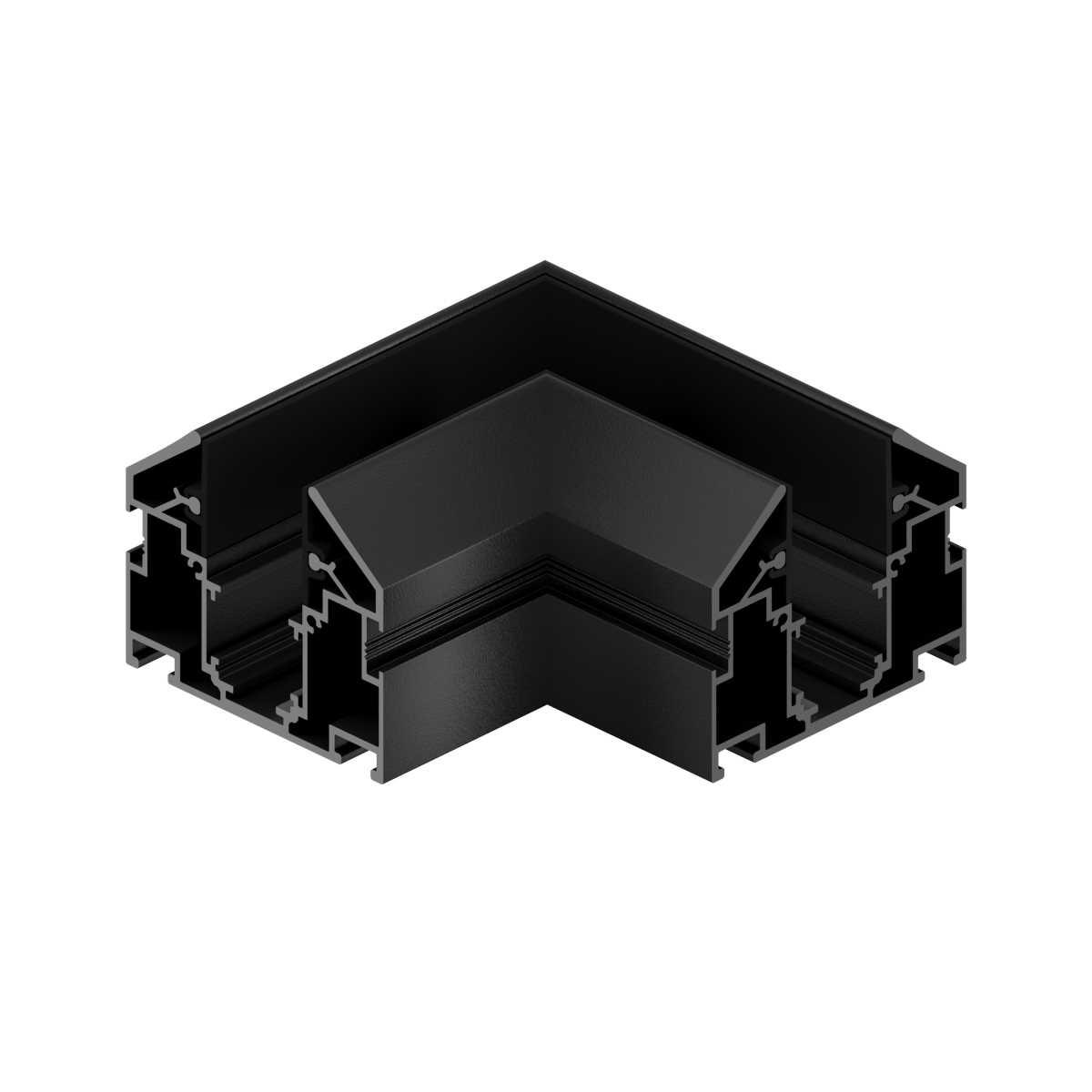 Электротовар Коннектор угловой внутренний Hesby Lighting ElDeko HSBL_0187 черный металл