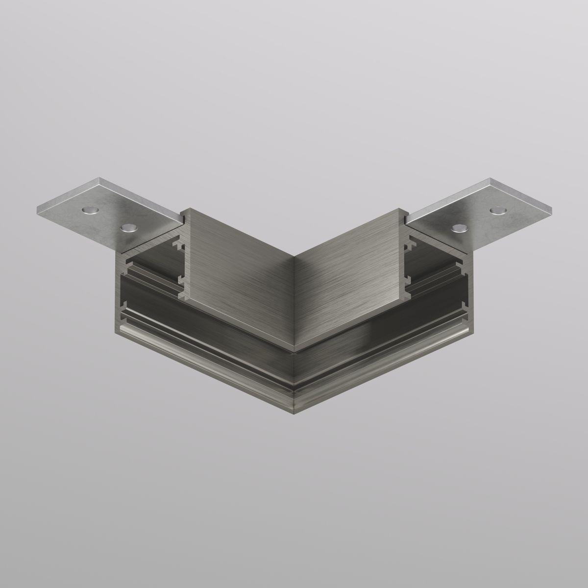 Трековые систем Коннектор L-образный Denkirs Shine Base TR5731-DN никель металл
