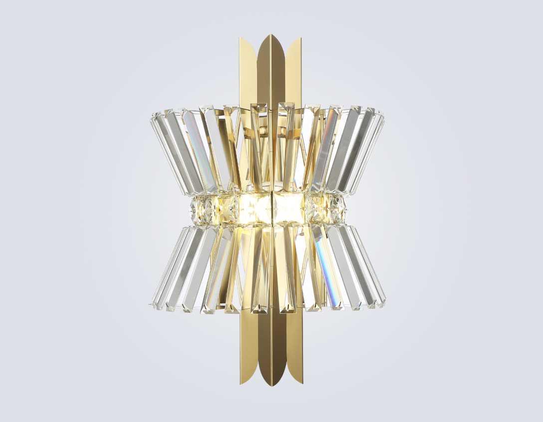 Настенные светильник Светильник с хрусталем Ambrella light High Light прозрачный металл