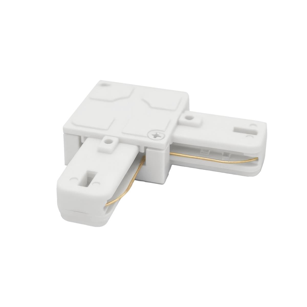 Трековые систем Угловое соединение для трека к 50202X-P, 50203X-P Lightstar Barra 502126-P белый пластик