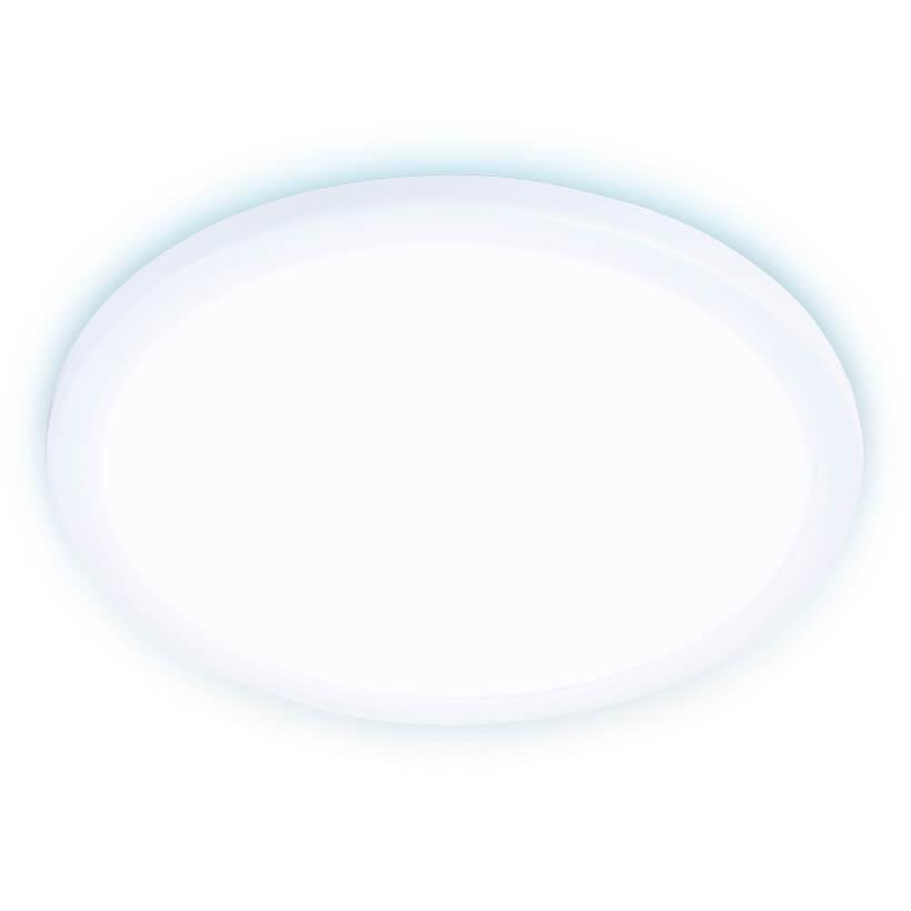 Офисное освещение Встраиваемый светодиодный светильник Ambrella light Led Downlight DLR316 белый пластик