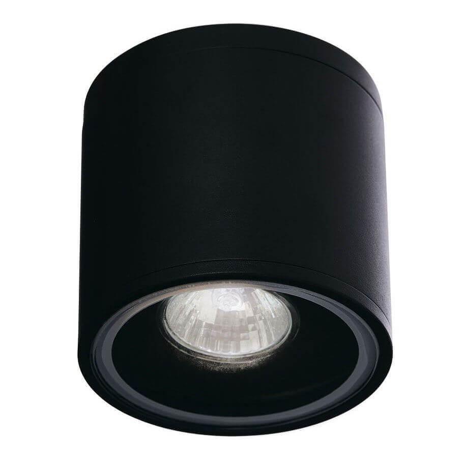 Уличное освещение Уличный светильник Ideal Lux Gun PL1 Nero 122687 черный металл