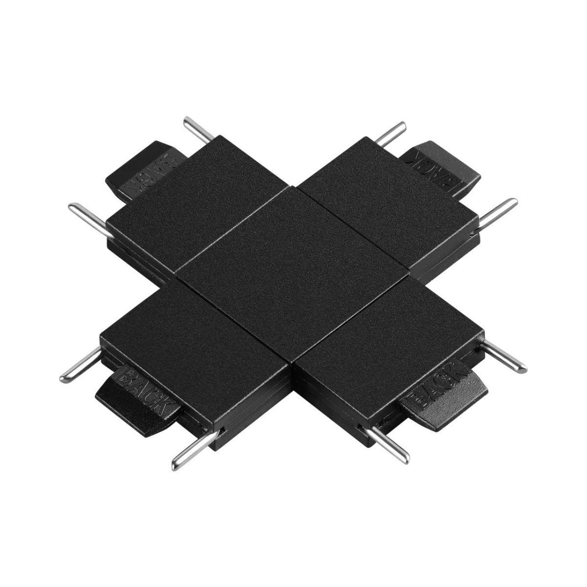 Трековые систем Коннектор X-образный Novotech Shino Easy 135270 черный