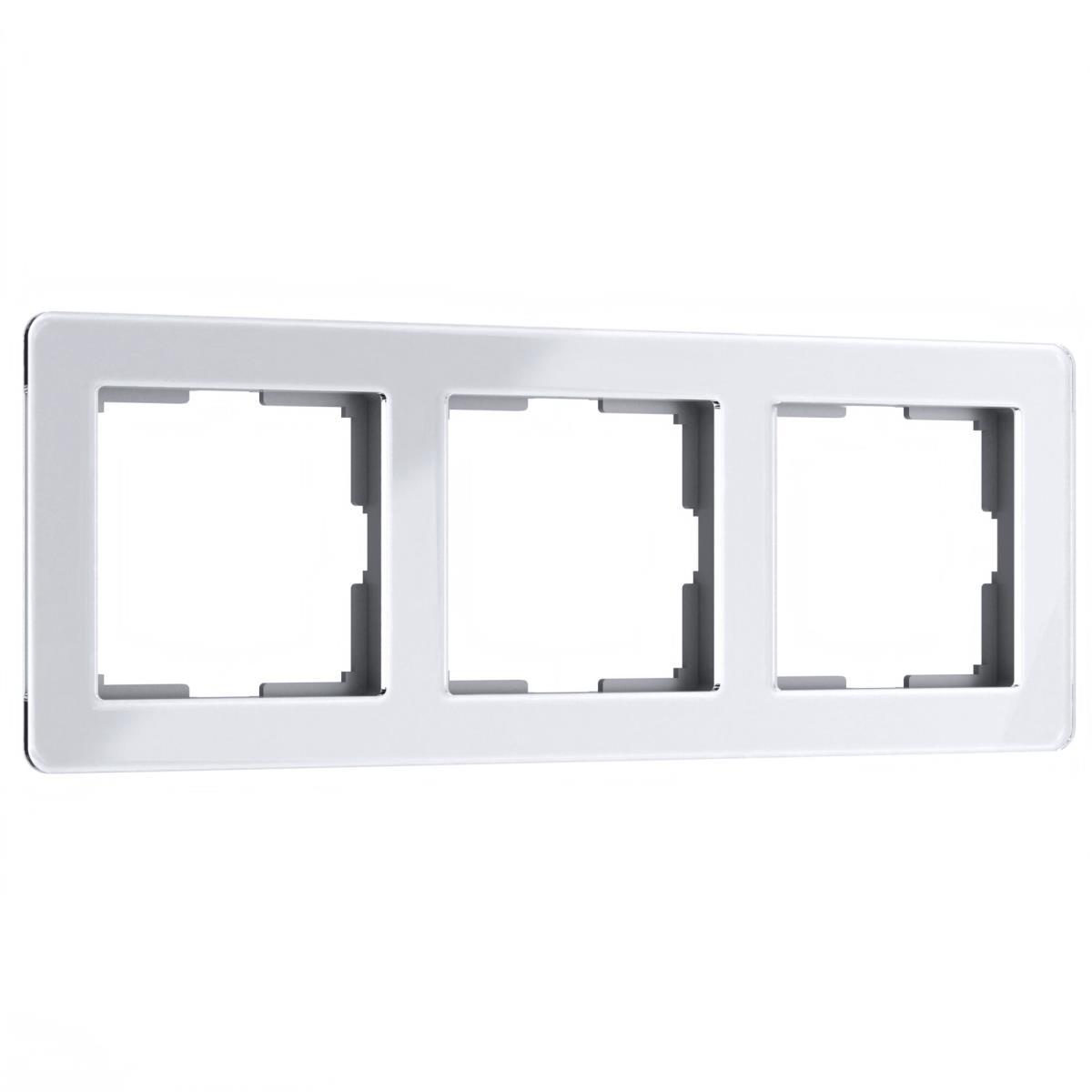 Электротовар Рамка Werkel Acrylic на 3 поста белый W0032701 4690389184871 белый