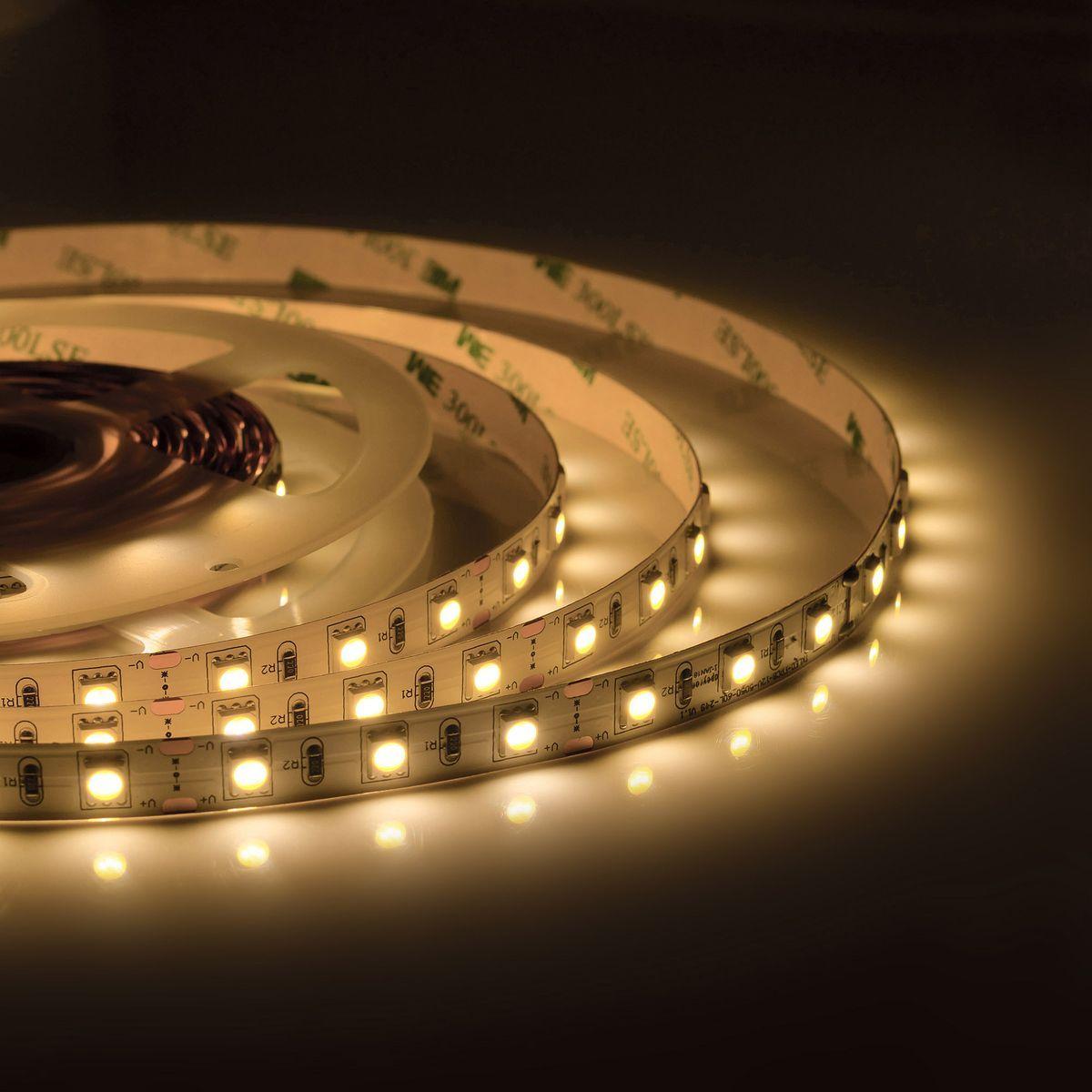 Светодиодные лент Светодиодная лента Apeyron m 60LED m 5050SMD теплый белый пластик
