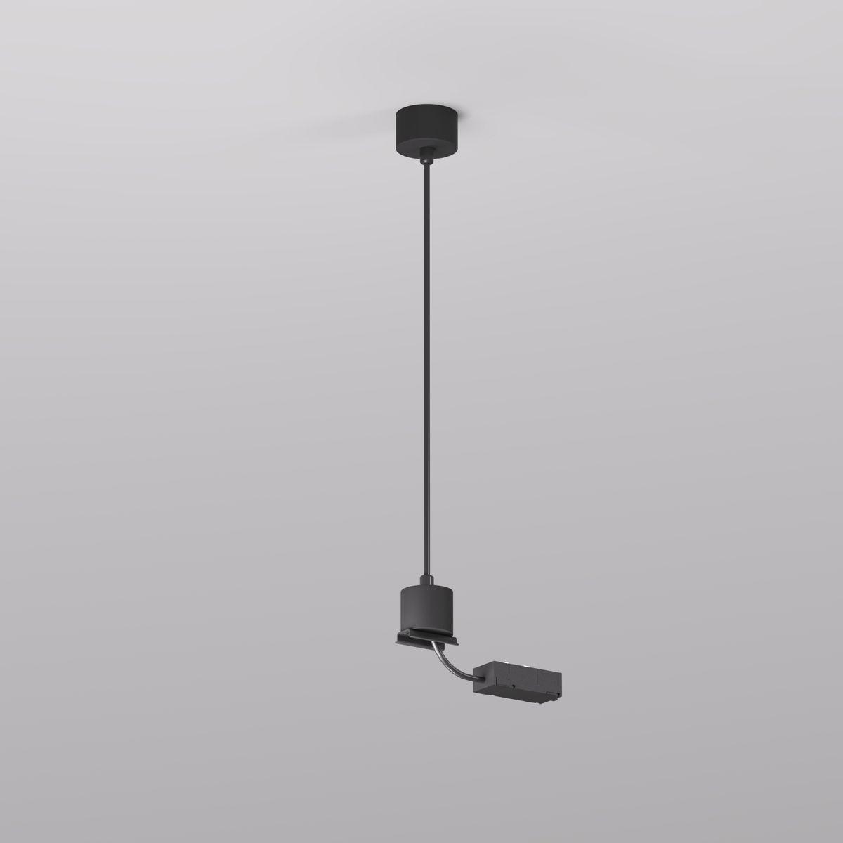 Трековые систем Подвод питания Denkirs Smart Base TR2124-BK черный металл